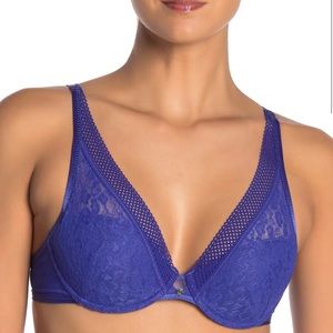Chantelle Spacer Lace Mesh Underwire Bra 38D #11a7